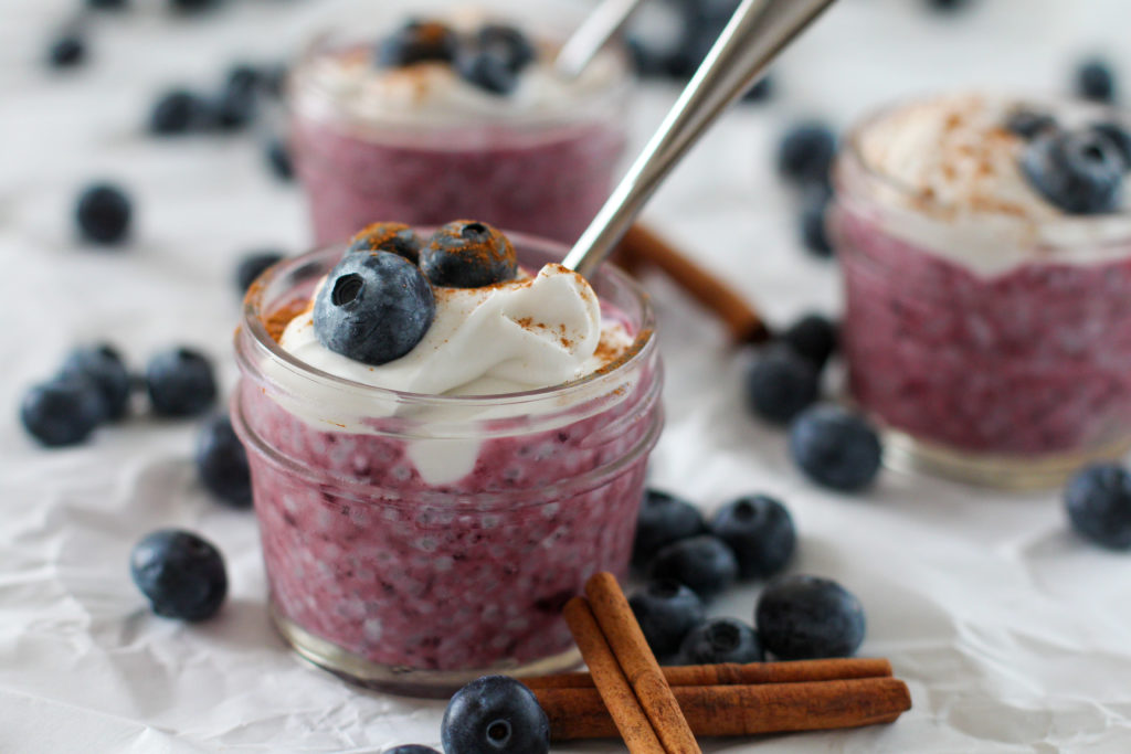 Blueberry Chia Seed Pudding