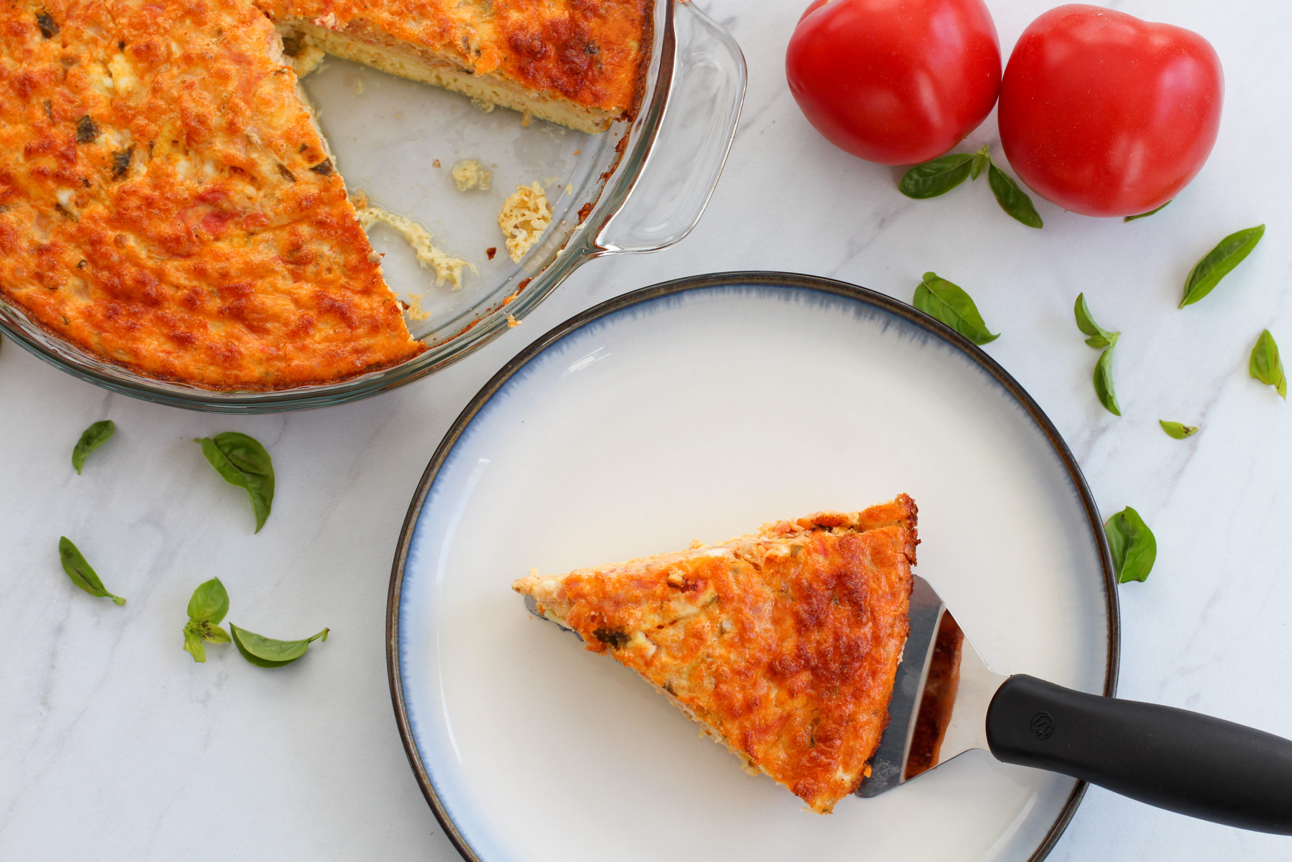 4Ingredient Tomato Basil Egg Casserole {keto} Wholesome Family Living