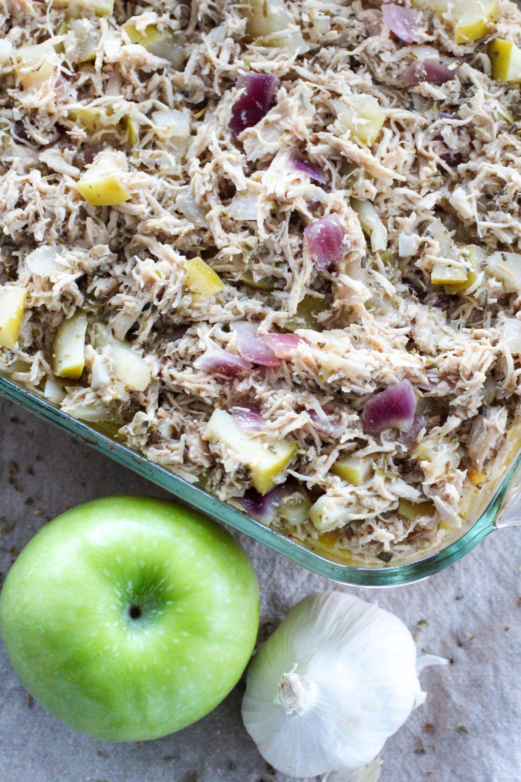 Apple 'n Onion Chicken Casserole {keto, paleo, Whole 30} Wholesome