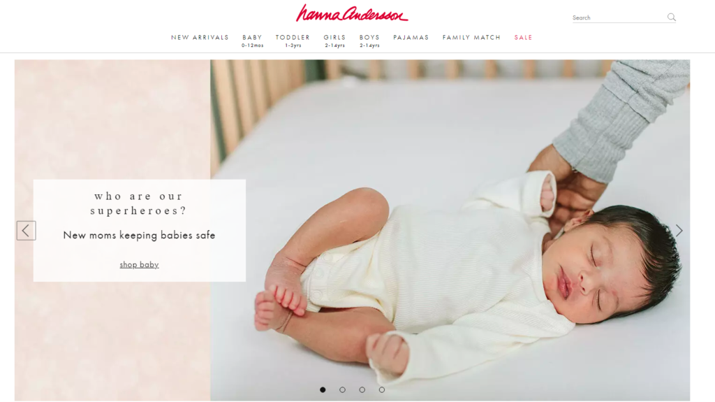 Hannah Anderson Non-Toxic Kids Clothes Website