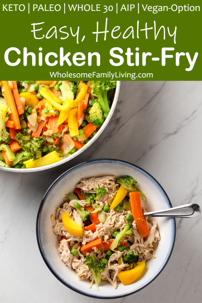 Healthy Chicken Stir Fry Pin
