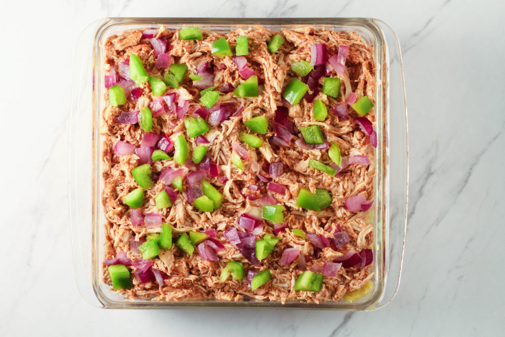 BBQ Chicken casserole without the cheese
