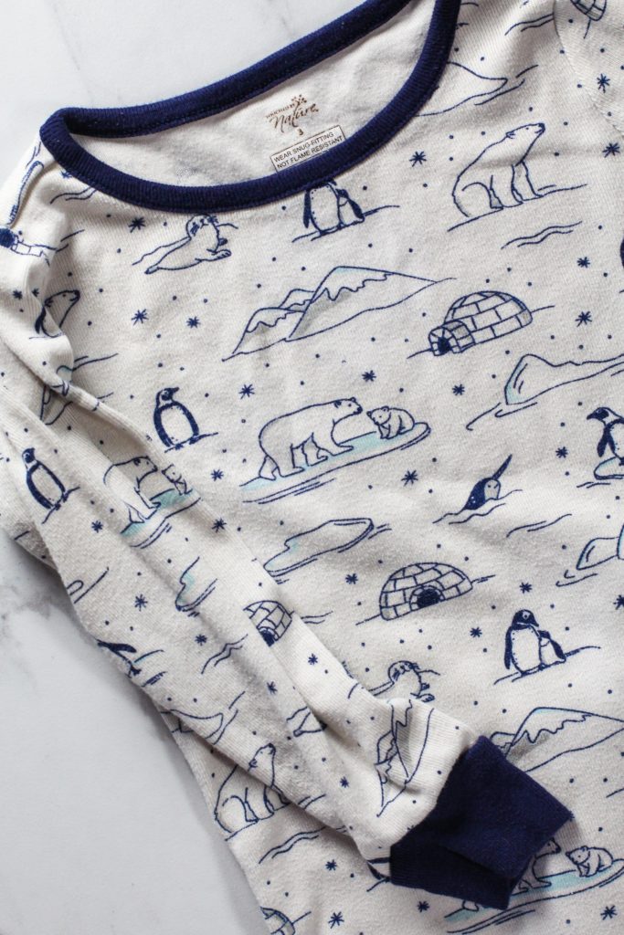 non-toxic kids clothing narwhal pajamas from touched by nature