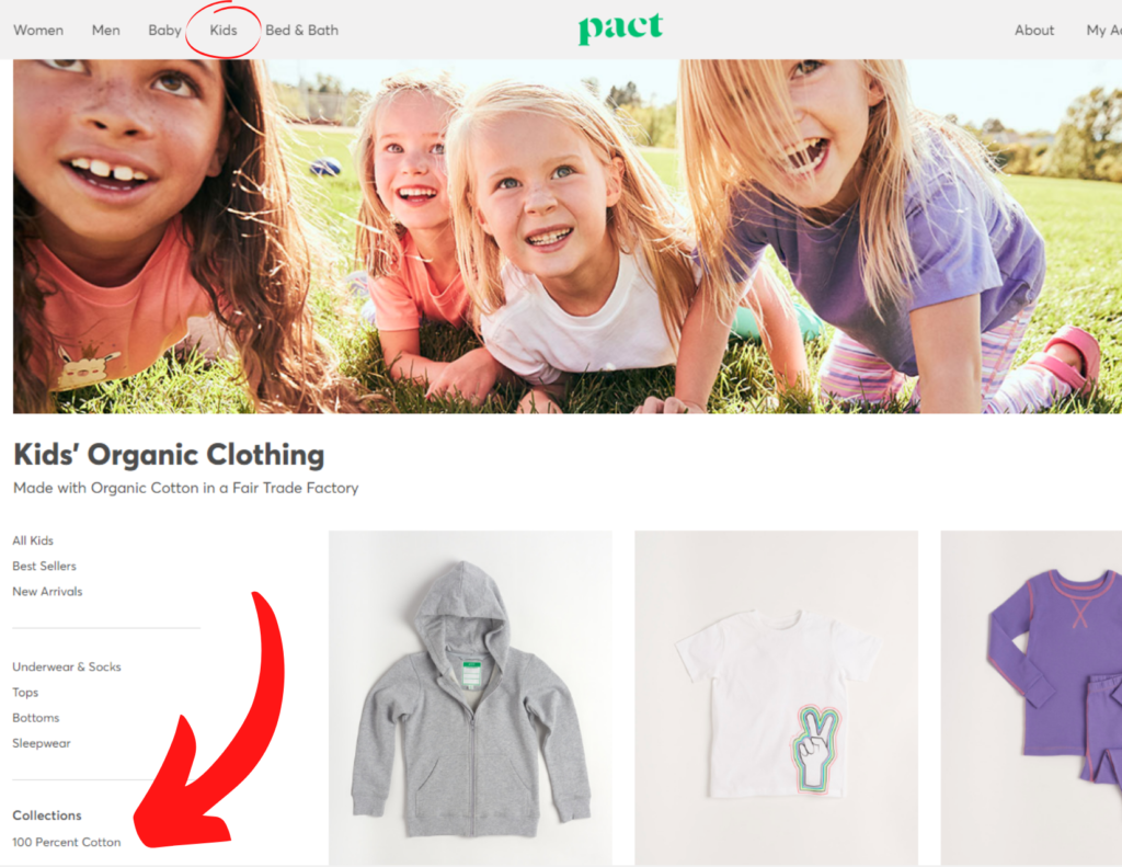 Pact non toxic Kids Clothes 100 Percent Cotton 