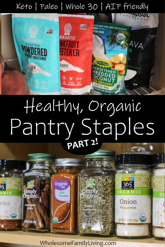 Healthy shelf stable foods part 2 pin