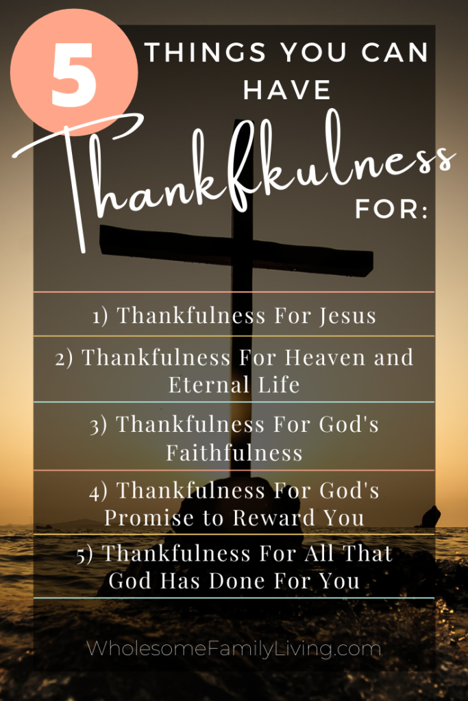 5 things you can have thankfulness for all the time