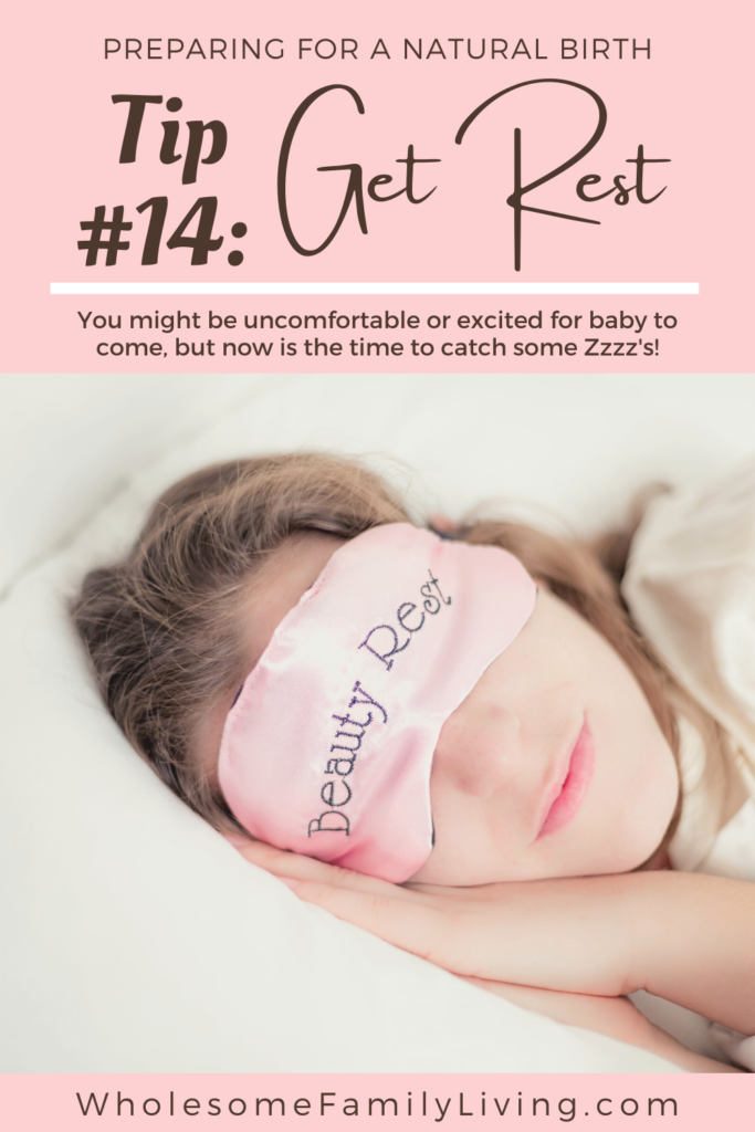 tip 14 get rest