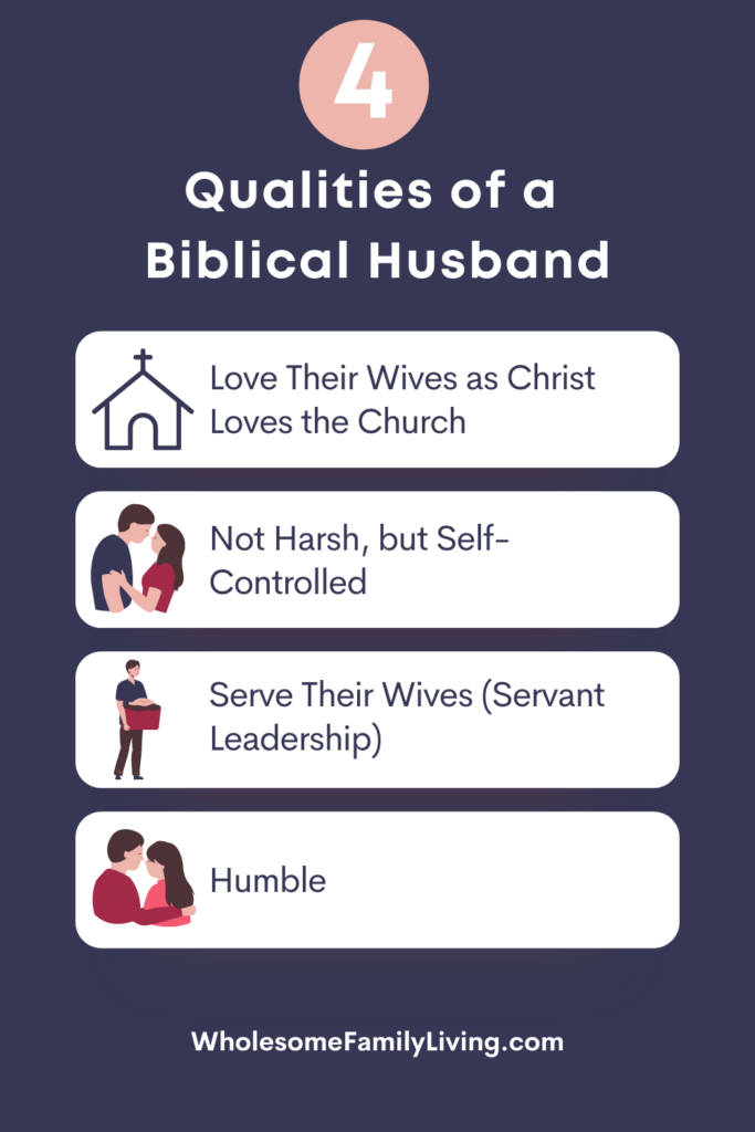 4 qualities of a biblical husband list