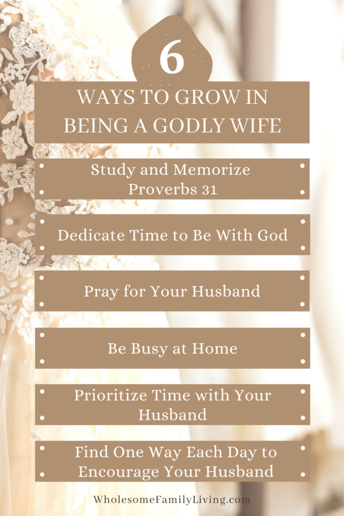 6 ways to grow as Biblical wife