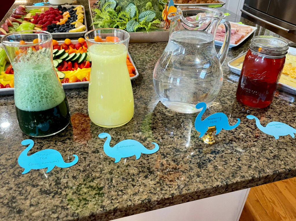 dinosaur birthday party watering hole