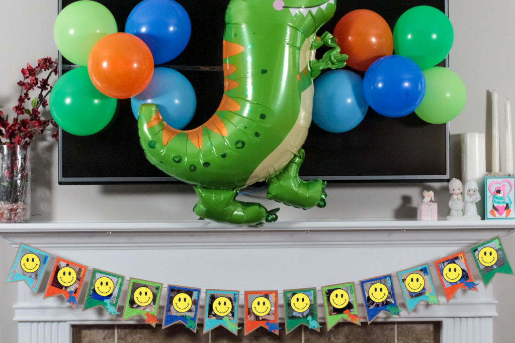 I Am One Banner Jurassic World Dinosaur Birthday Party Supplies